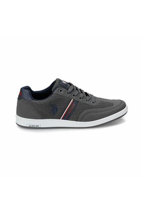 کفش آکسفورد طوسی مردانه پاشنه کوتاه (1 - 4 سانتی متر) U.S. Polo Assn. - کد 267629569