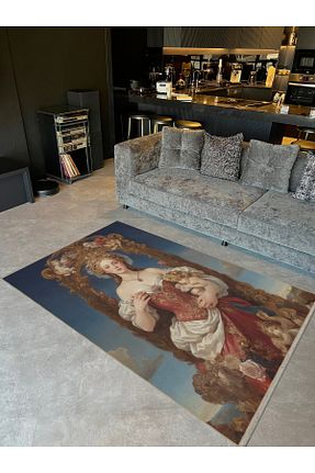 فرش رنگی قابل شستشو Rugs Modern Halı - کد 896409099