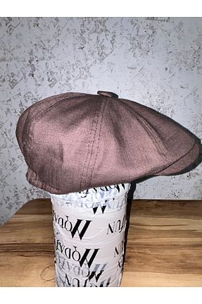 کلاه قهوه ای زنانه پنبه ای Butik - کد 896430650