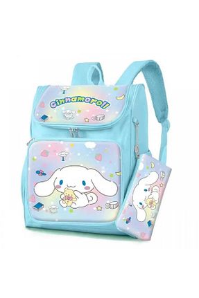 کیف مدرسه آبی بچه گانه پارچه ای kuromi - کد 896442229