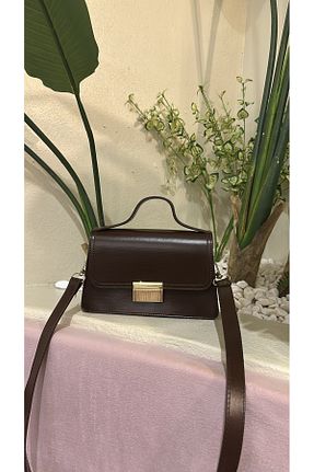 کیف دستی قهوه ای ابعاد کوچک ÇANTA - کد 890125880