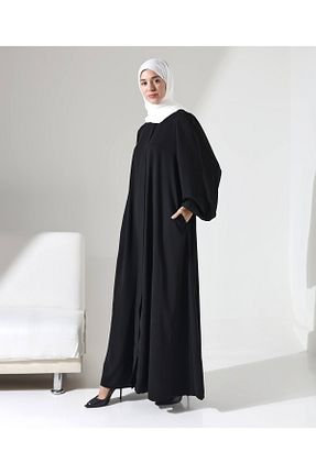کلاه و ابایا مشکی زنانه پنبه پلی استر Berel Moda - کد 747525640