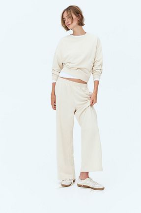 ساق شلواری بژ زنانه پنبه ای H&M - کد 892577014