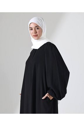 کلاه و ابایا مشکی زنانه پنبه پلی استر Berel Moda - کد 747525640
