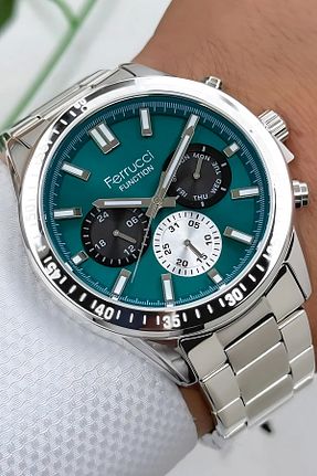 ساعت مچی طوسی مردانه 44 میلی متر Ferrucci - کد 732732393