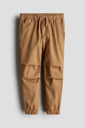 شلوار کرمگن بژ بچه گانه پنبه ای H&M - کد 896452798
