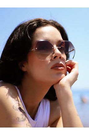 عینک آفتابی قهوه ای زنانه 55 TomyHelf - کد 896477309