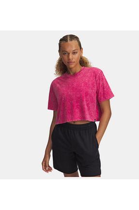 تیشرت اسپرت صورتی زنانه Boxy Under Armour - کد 897615472