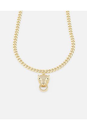 گردنبند جواهر طلائی زنانه رودیوم LONDONACS - کد 896486333
