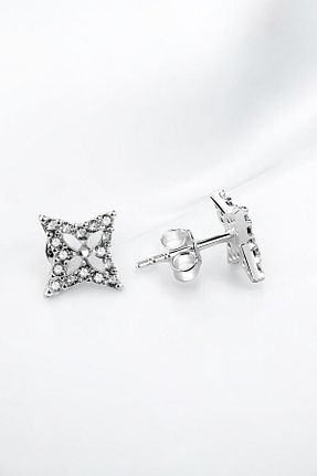گوشواره نقره سفید زنانه 925 عیار jelux silver - کد 260085151