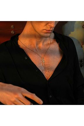 گردنبند نقره مردانه 925 عیار ipek silver - کد 896489501