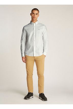 پیراهن نباتی مردانه رگولار Tommy Jeans - کد 896480710