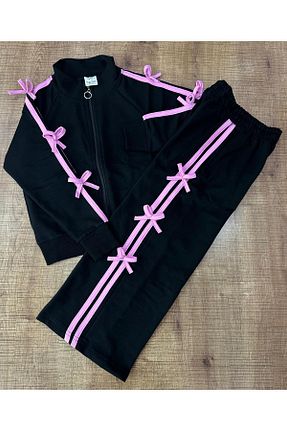 ست بالاتنه و پائین تنه مشکی زنانه بافتنی zeynoshkids - کد 896542274