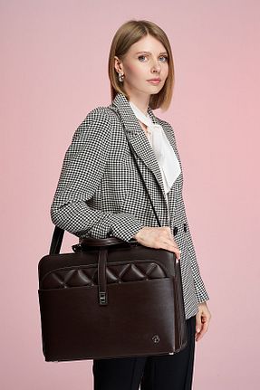 کیف نوت بوک قهوه ای MORCA - کد 86731759