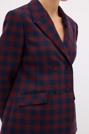 کت زرشکی زنانه Fitted adL - کد 901295479