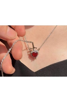 گردنبند جواهر رنگی مردانه استیل ضد زنگ Tasarım - کد 896542972