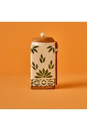 کوزه شیشه ای بژ سرامیک Bella Maison - کد 887043886