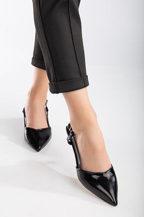 کفش پاشنه بلند کلاسیک مشکی زنانه چرم مصنوعی Bak Store - کد 805560508