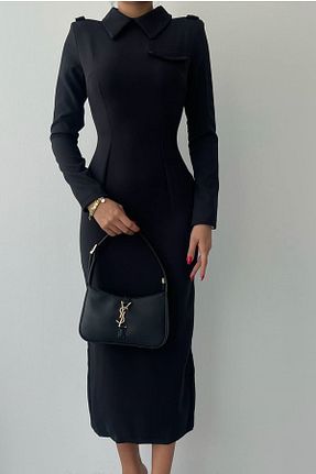 لباس مجلسی و فارغ التحصیلی مشکی زنانه پنبه پلی استر bayansepeti - کد 896557531