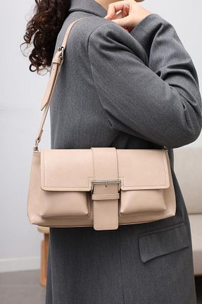 کیف دستی بژ زنانه سایز متوسط Mopia - کد 896548584