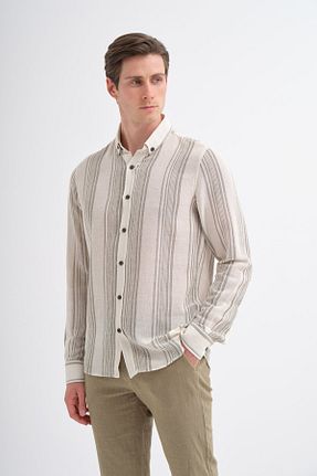 پیراهن سبز مردانه رگولار Cazador - کد 896572106