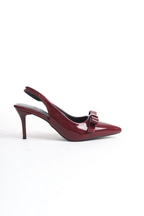 کفش استایلیتو زرشکی پاشنه نازک Shoesers - کد 897633461