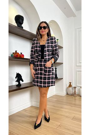 ست بالاتنه و پائین تنه رنگی زنانه بافتنی kubraozbeybutik - کد 896574555