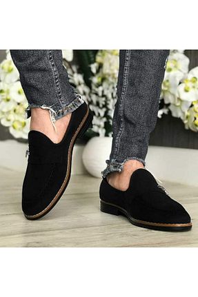 کفش کژوال مشکی مردانه چرم مصنوعی AYHİRASHOES - کد 634939795