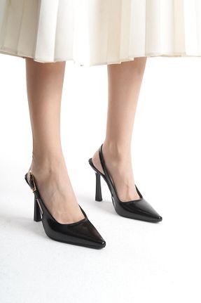 کفش پاشنه بلند کلاسیک مشکی زنانه چرم مصنوعی Bak Store - کد 896568892