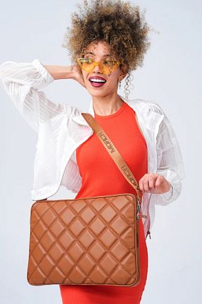 کیف نوت بوک قهوه ای MORCA - کد 107110894