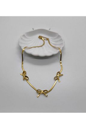 گردنبند استیل ( فولاد ) زرد استیل (فولاد) ozgurca aksesuar - کد 896580505