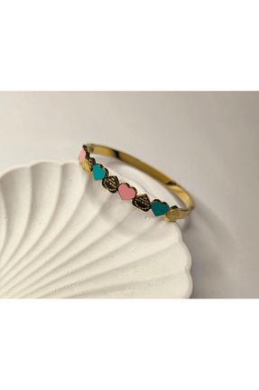 دستبند استیل (فولاد) زرد استیل (فولاد) ozgurca aksesuar - کد 896580057