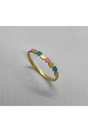 دستبند استیل (فولاد) زرد استیل (فولاد) ozgurca aksesuar - کد 896580057