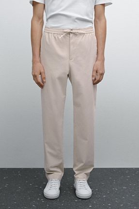 شلوار بژ مردانه پنبه ای Massimo Dutti - کد 896585320