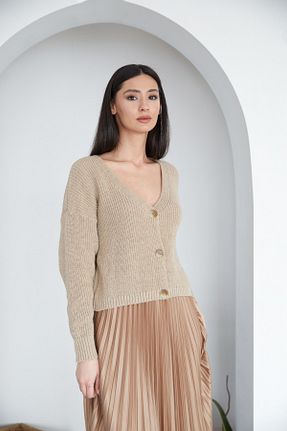 رویه قهوه ای زنانه رگولار Fullamoda - کد 896618581