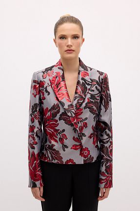 کت قرمز زنانه Fitted adL - کد 900856818
