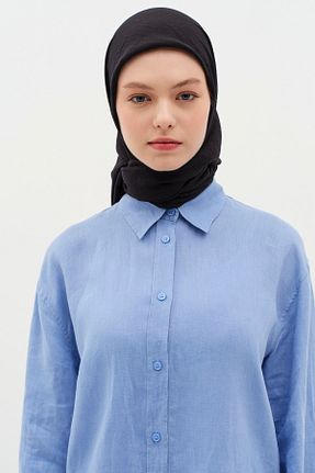 روسری مشکی ساده Tuğba - کد 900678268