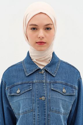 شال بژ زنانه Tuğba - کد 896606532