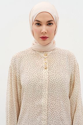 شال بژ زنانه Tuğba - کد 896616851