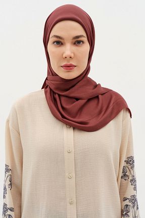 شال زرشکی زنانه Tuğba - کد 897644902