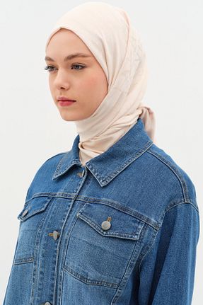 شال بژ زنانه Tuğba - کد 896606532