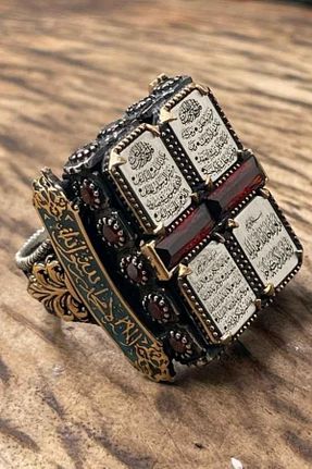 انگشتر نقره طوسی مردانه زیرکن Diriliş Takı - کد 896588731