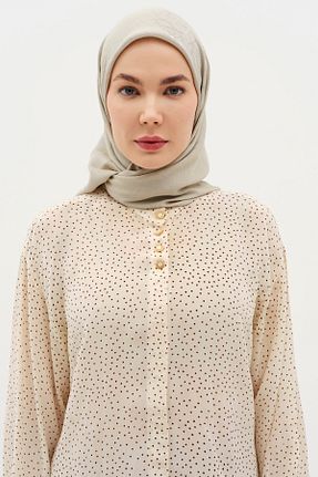 شال خاکی زنانه Tuğba - کد 900843537