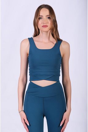 نیم تنه اسپرت آبی زنانه Brand Up - کد 869817994