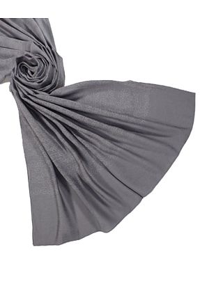 شال طوسی زنانه پنبه ای mim eşarp - کد 896613429