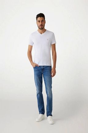 تیشرت سفید مردانه رگولار Guess - کد 793388773
