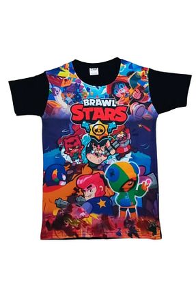 تیشرت رنگی بچه گانه رگولار BRAWL STARS - کد 896611450