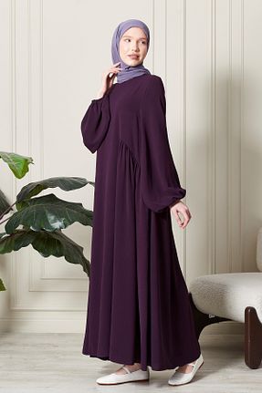 لباس حجاب بنفش زنانه رگولار fistan - کد 896610740
