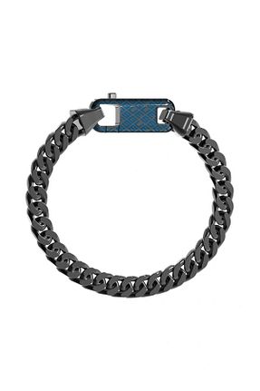 دستبند استیل (فولاد) مشکی مردانه استیل (فولاد) Guess - کد 849656475