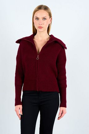 رویه زرشکی زنانه اکریلیک LOOSH - کد 896642197
